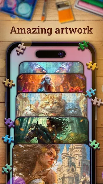 Jigsaw puzzles 2: Puzzle game [МОД: Деньги, Монеты и Меню MOD] Screenshot 2