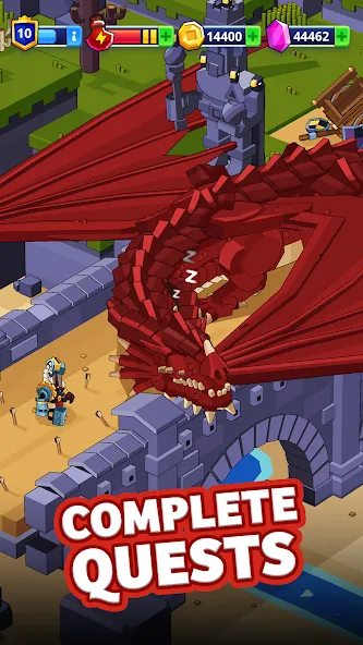 Medieval Merge: Epic Adventure (Мидивэл Мерж) [МОД: Много монет, Открытые уровни и Мега MOD] Screenshot 2