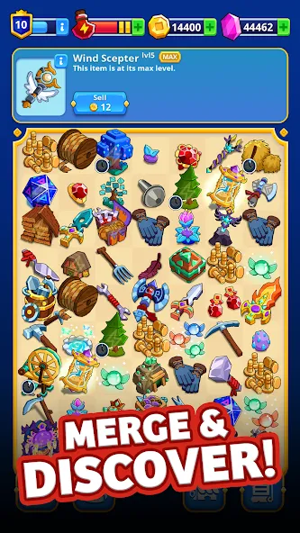 Medieval Merge: Epic Adventure (Мидивэл Мерж) [МОД: Много монет, Открытые уровни и Мега MOD] Screenshot 4
