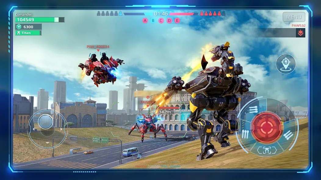 War Robots Multiplayer Battles [МОД: Много монет, Открытые уровни и Мега MOD] Screenshot 4
