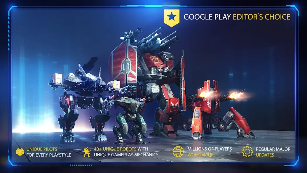 War Robots Multiplayer Battles [МОД: Много монет, Открытые уровни и Мега MOD] Screenshot 5