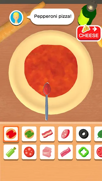 Pizzaiolo! [МОД: Много монет, Открытые уровни и Мега MOD] Screenshot 5