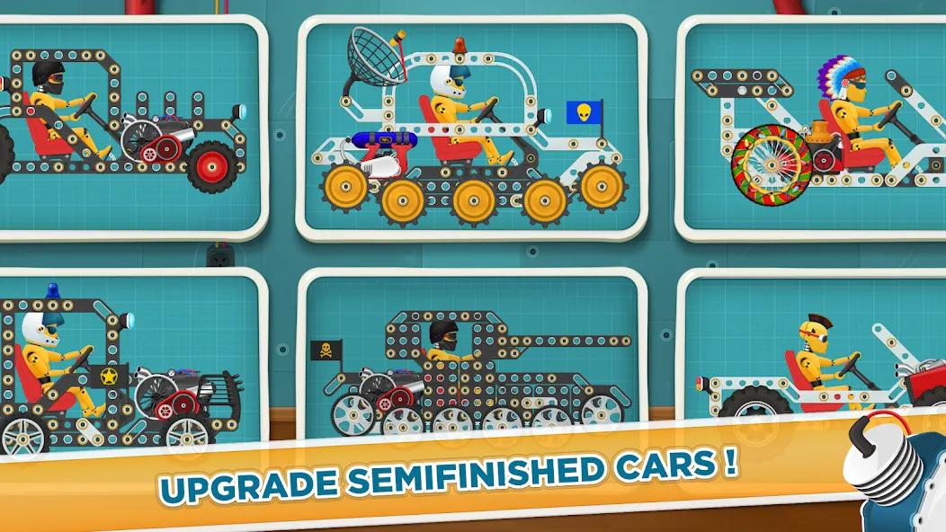 Car Builder & Racing for Kids [МОД: Меню, Бесконечные монеты и Открытые уровни] Screenshot 2