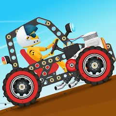 Скачать Car Builder & Racing for Kids [МОД: Меню, Бесконечные монеты и Открытые уровни] | Взлом Car Builder & Racing for Kids на Андроид