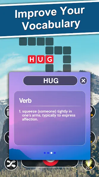 Word Cross: Crossy Word Search (Уорд Кросс) [МОД: Все открыто, Дополнительные деньги и Меню MOD] Screenshot 4