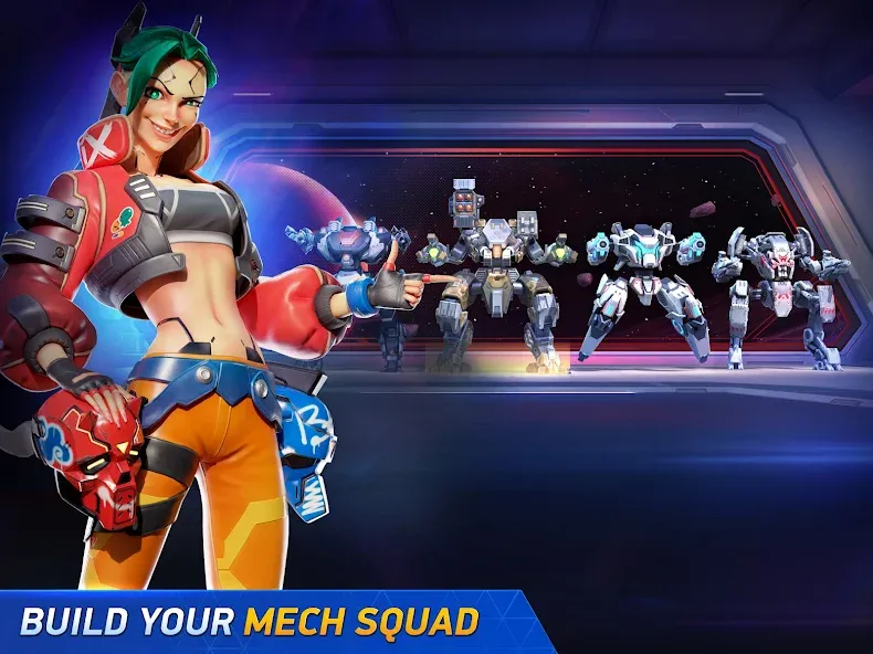 Mech Arena - Shooting Game (Мех Арена) [МОД: Все открыто, Дополнительные деньги и Меню MOD] Screenshot 1
