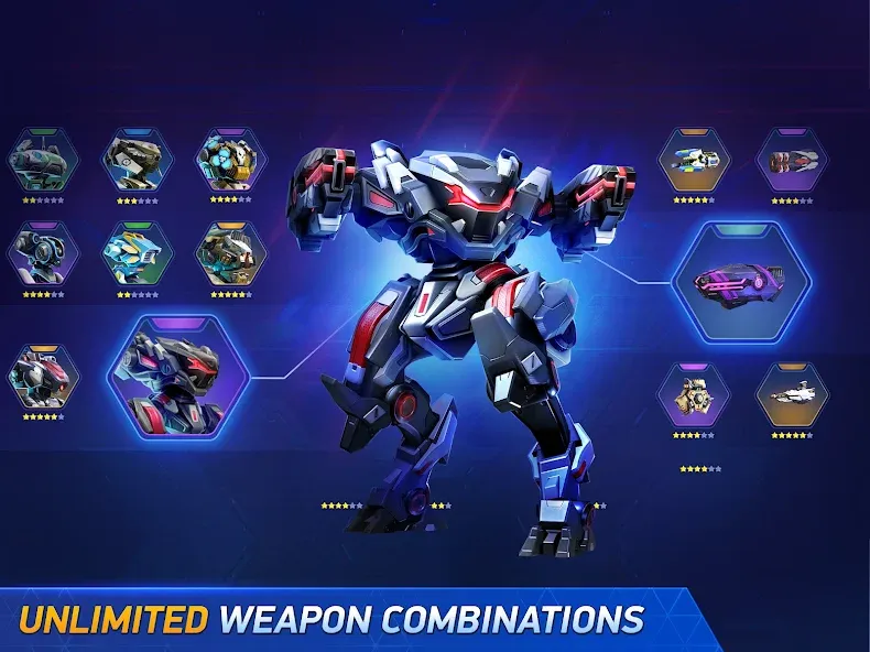 Mech Arena - Shooting Game (Мех Арена) [МОД: Все открыто, Дополнительные деньги и Меню MOD] Screenshot 4