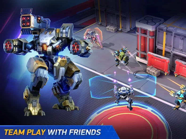 Mech Arena - Shooting Game (Мех Арена) [МОД: Все открыто, Дополнительные деньги и Меню MOD] Screenshot 5