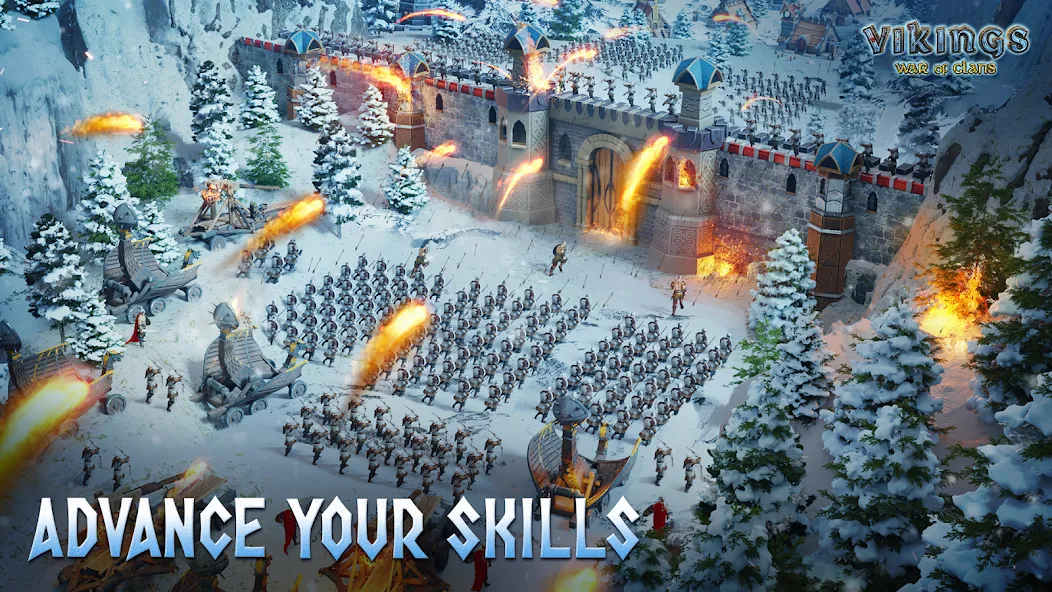 Vikings: War of Clans (Викинги) [МОД: Все открыто, Дополнительные деньги и Меню MOD] Screenshot 2