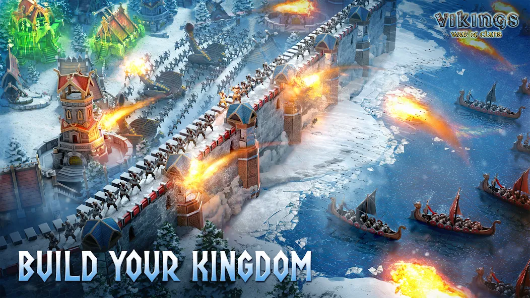 Vikings: War of Clans (Викинги) [МОД: Все открыто, Дополнительные деньги и Меню MOD] Screenshot 3