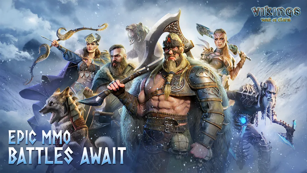 Vikings: War of Clans (Викинги) [МОД: Все открыто, Дополнительные деньги и Меню MOD] Screenshot 4