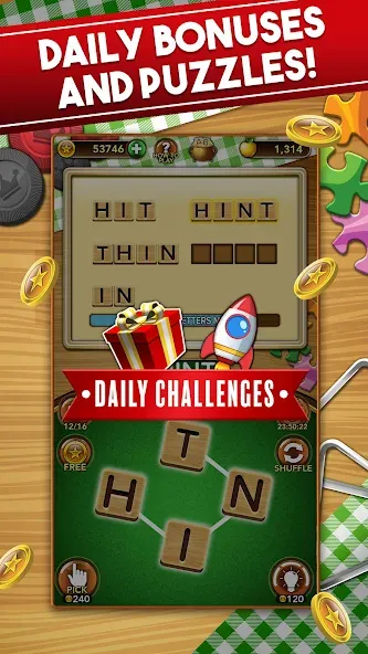 Word Collect - Word Games Fun (Ворд Коллект) [МОД: Много монет, Открытые уровни и Мега MOD] Screenshot 3