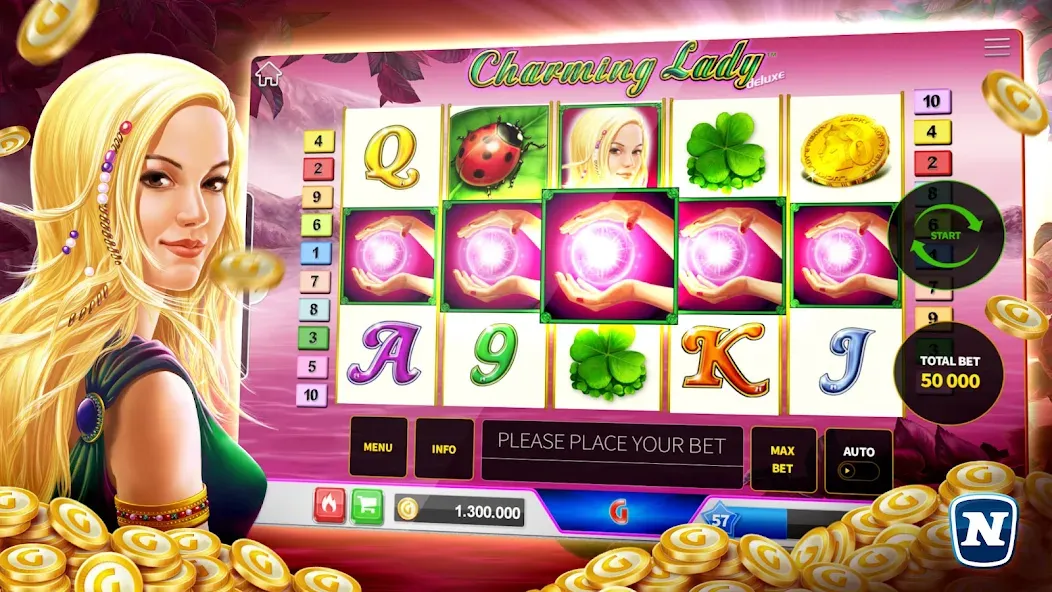 Gaminator Online Casino Slots [МОД: Деньги, Монеты и Меню MOD] Screenshot 3