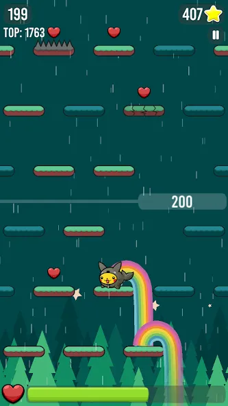 Happy Hop: Kawaii Jump (Хэппи Хоп) [МОД: Много монет, Открытые уровни и Мега MOD] Screenshot 3