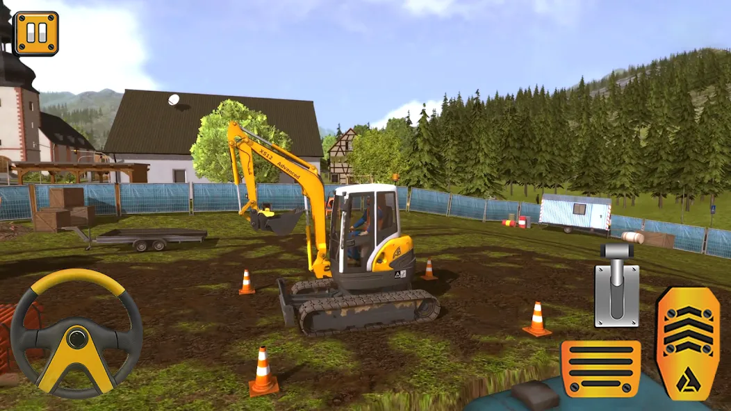 Construction City Simulator (Конструкция Сити Симулятор) [МОД: Меню, Бесконечные монеты и Открытые уровни] Screenshot 3