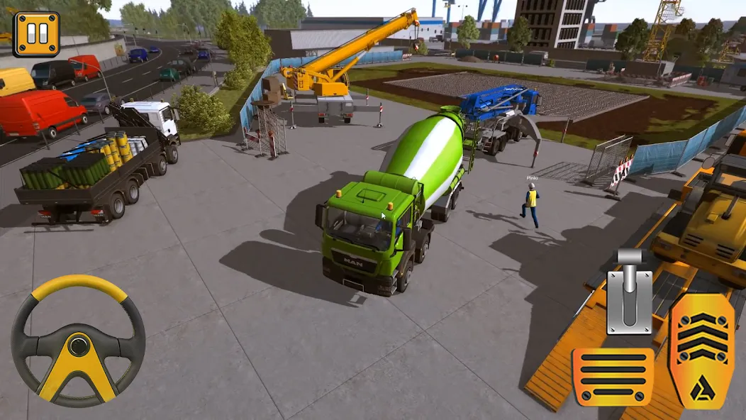 Construction City Simulator (Конструкция Сити Симулятор) [МОД: Меню, Бесконечные монеты и Открытые уровни] Screenshot 4