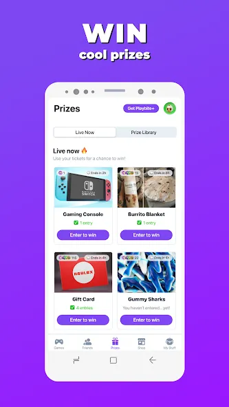 Playbite - Play & Win Prizes (Плейбайт) [МОД: Много денег, Монет и Все открыто] Screenshot 4