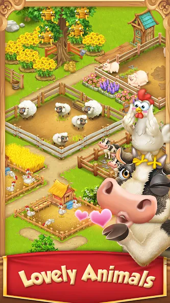 Village and Farm (Вилладж энд Фарм) [МОД: Бесконечные деньги, Монеты и Мега MOD] Screenshot 2