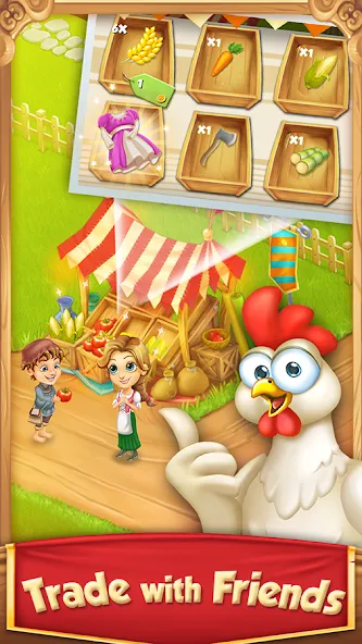 Village and Farm (Вилладж энд Фарм) [МОД: Бесконечные деньги, Монеты и Мега MOD] Screenshot 5