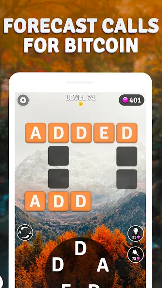 Word Breeze - Earn Bitcoin (Уорд Бриз) [МОД: Много монет, Открытые уровни и Мега MOD] Screenshot 4