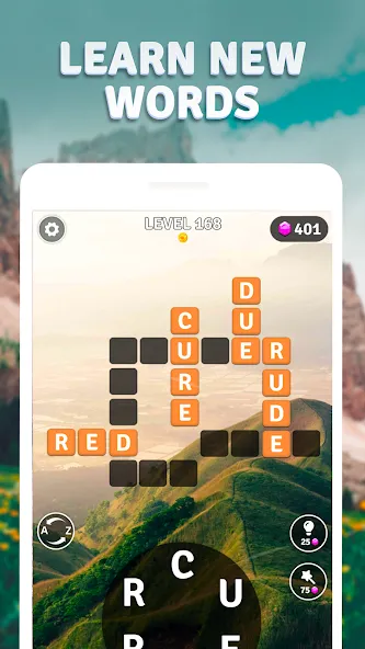 Word Breeze - Earn Bitcoin (Уорд Бриз) [МОД: Много монет, Открытые уровни и Мега MOD] Screenshot 5