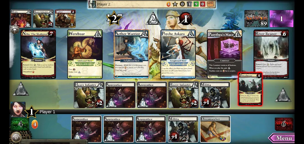 Ascension: Deckbuilding Game (Ассеншн) [МОД: Все открыто, Дополнительные деньги и Меню MOD] Screenshot 3