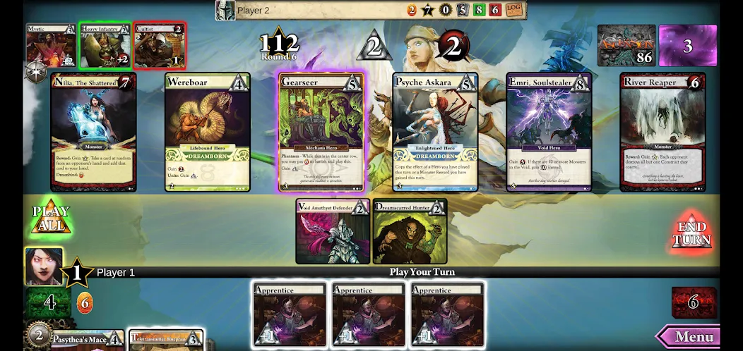 Ascension: Deckbuilding Game (Ассеншн) [МОД: Все открыто, Дополнительные деньги и Меню MOD] Screenshot 5