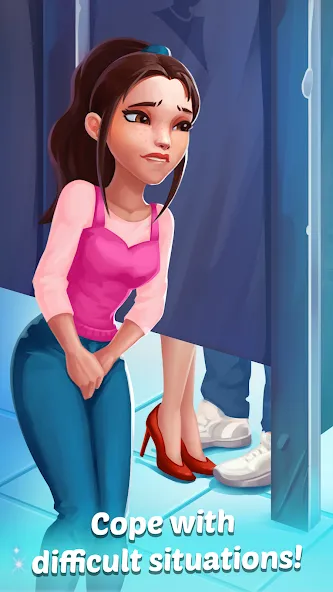 Family Town: Match-3 Makeover (Фэмили Таун) [МОД: Бесконечные деньги, Монеты и Мега MOD] Screenshot 3