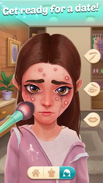 Family Town: Match-3 Makeover (Фэмили Таун) [МОД: Бесконечные деньги, Монеты и Мега MOD] Screenshot 4