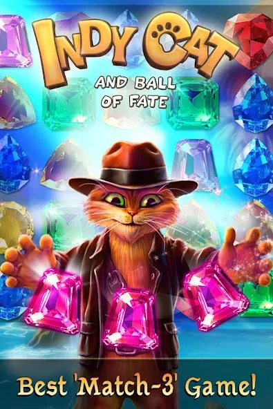 Indy Cat for VK [МОД: Все открыто, Дополнительные деньги и Меню MOD] Screenshot 1