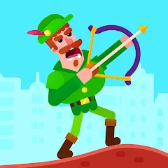 Скачать Bowmasters: Archery Shooting (Боумастерс) [МОД: Меню, Бесконечные монеты и Открытые уровни] | Взлом Bowmasters: Archery Shooting на Андроид