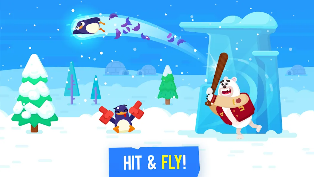 Bouncemasters: Penguin Games (Баунсмастерс) [МОД: Много монет, Открытые уровни и Мега MOD] Screenshot 1