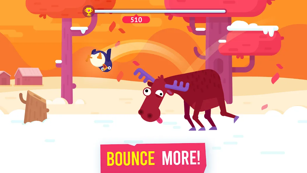 Bouncemasters: Penguin Games (Баунсмастерс) [МОД: Много монет, Открытые уровни и Мега MOD] Screenshot 2