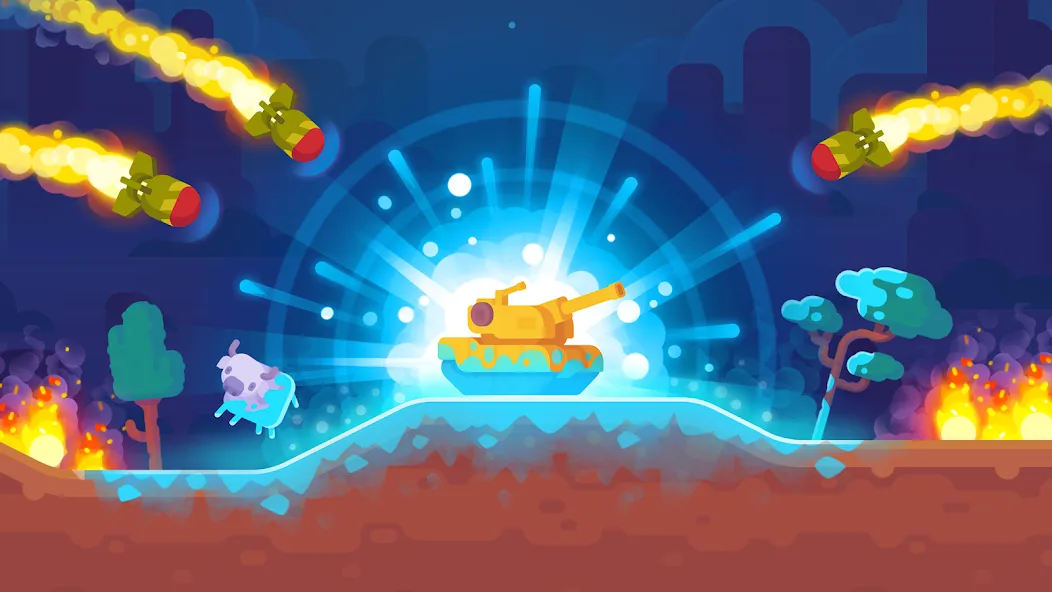 Tank Stars (Танк Старс) [МОД: Все открыто, Дополнительные деньги и Меню MOD] Screenshot 3