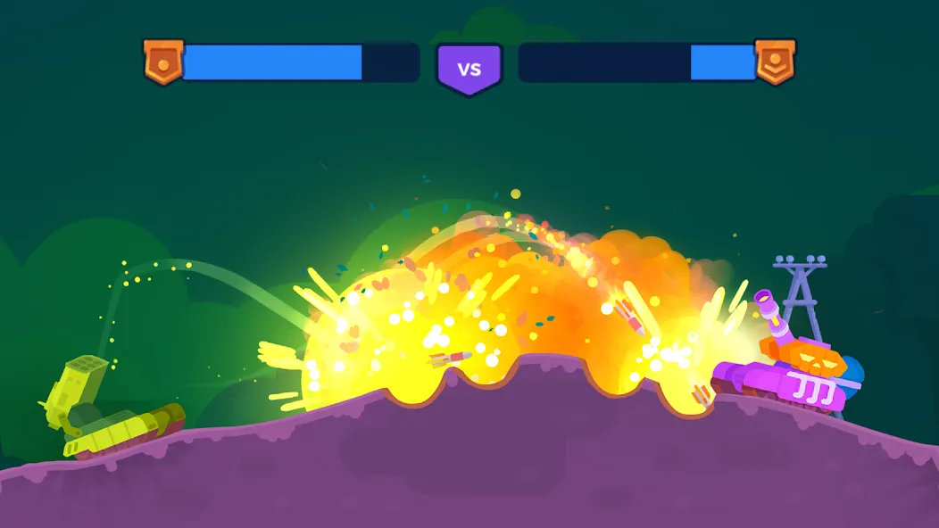 Tank Stars (Танк Старс) [МОД: Все открыто, Дополнительные деньги и Меню MOD] Screenshot 5