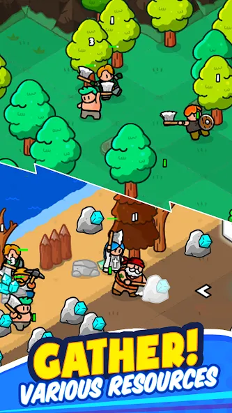 Rumble Heroes - Adventure RPG (Рамбл Хироес) [МОД: Все открыто, Дополнительные деньги и Меню MOD] Screenshot 2