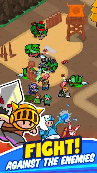 Rumble Heroes - Adventure RPG (Рамбл Хироес) [МОД: Все открыто, Дополнительные деньги и Меню MOD] Screenshot 5