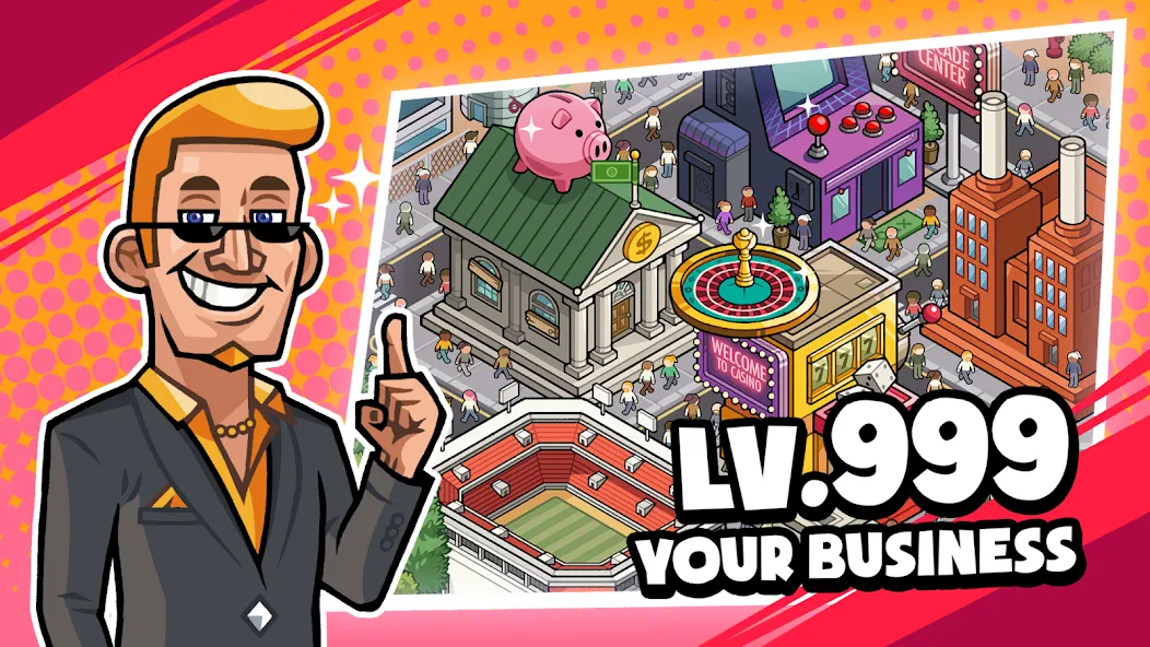 Idle Billionaire Tycoon (Айдл биллионер тайкун) [МОД: Бесконечные деньги, Монеты и Мега MOD] Screenshot 2