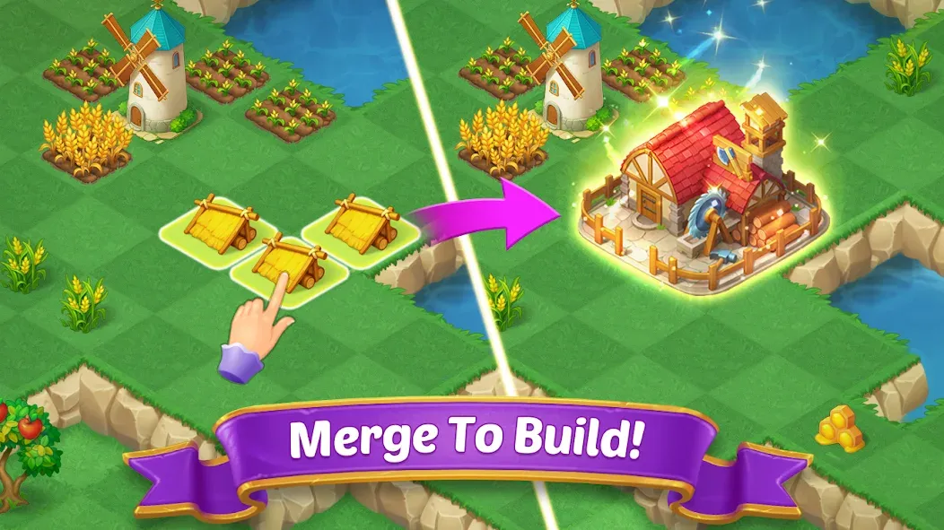 Merge Castle: Match 3 Puzzle (Мердж Кастл) [МОД: Бесконечные деньги, Монеты и Мега MOD] Screenshot 3