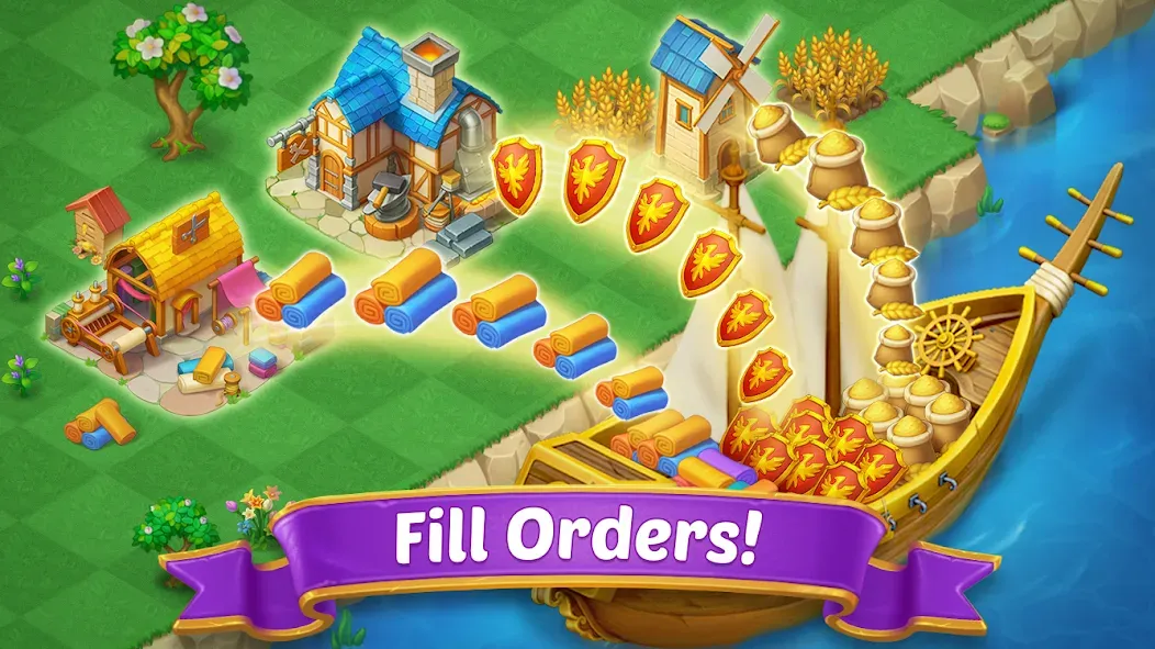 Merge Castle: Match 3 Puzzle (Мердж Кастл) [МОД: Бесконечные деньги, Монеты и Мега MOD] Screenshot 4