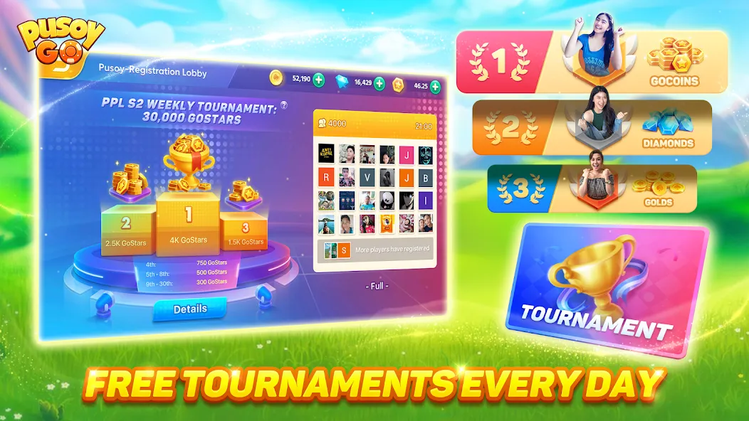 Pusoy Go-Competitive 13 Cards (Пусой Го) [MOD: Premium/Unlocked] - Скриншот 3