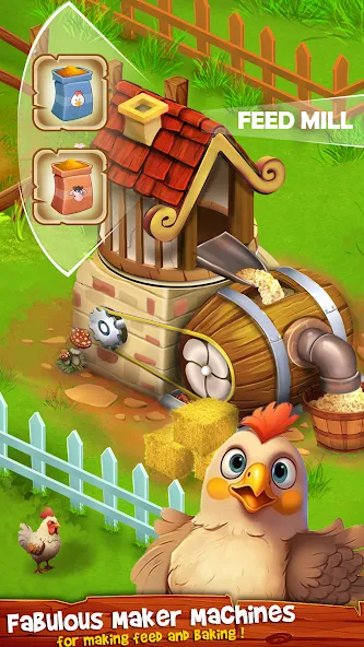 Country Valley Farming Game (Парадайз Хей Фарм Айленд) [МОД: Меню, Бесконечные монеты и Открытые уровни] Screenshot 2