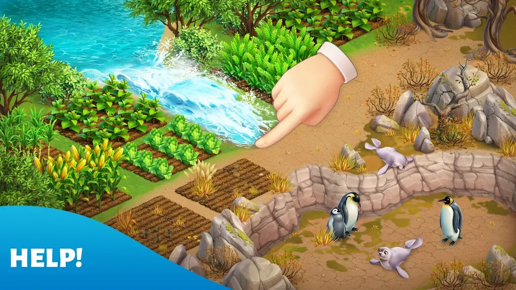 Spring Valley: Farm Game (принг Вэлли) [МОД: Все открыто, Дополнительные деньги и Меню MOD] Screenshot 1