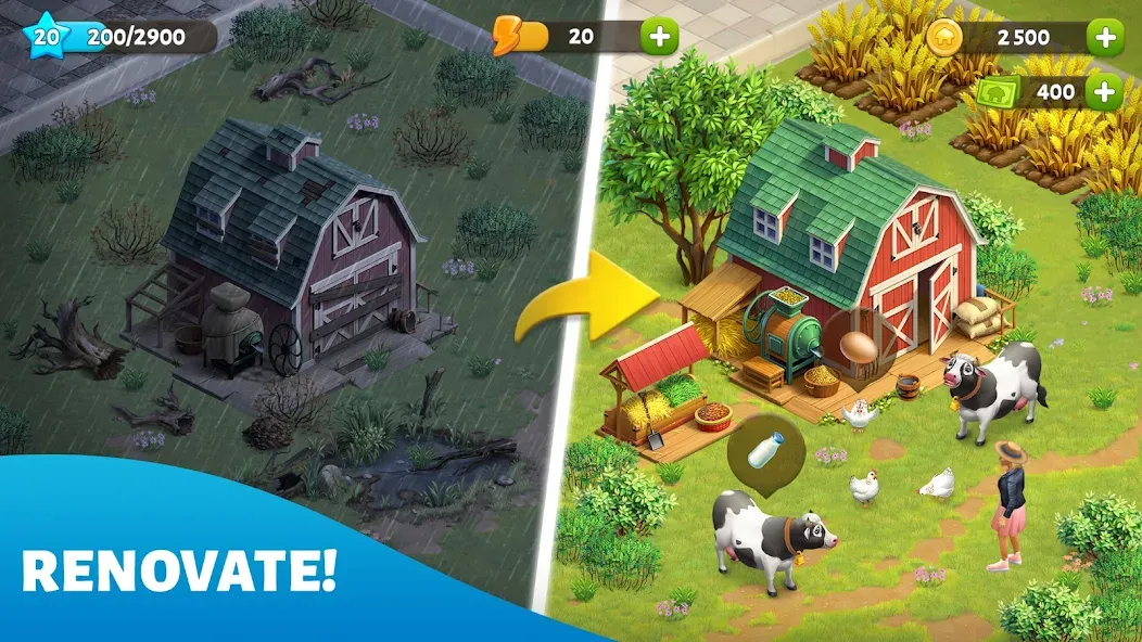 Spring Valley: Farm Game (принг Вэлли) [МОД: Все открыто, Дополнительные деньги и Меню MOD] Screenshot 2
