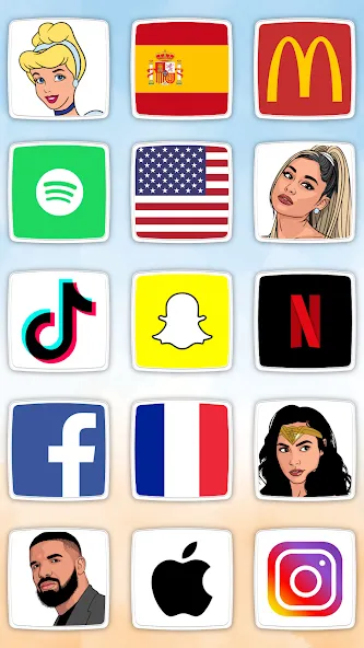 QuizMania: Picture Trivia Game (КвизМания) [МОД: Много денег, Монет и Все открыто] Screenshot 1