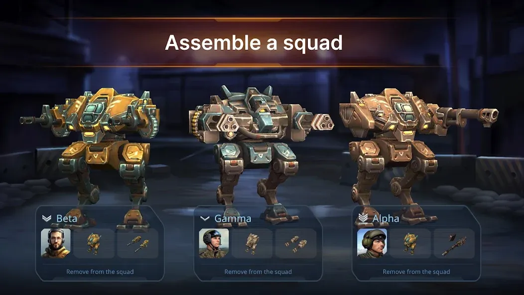 Concern: Mech Armored Front (Консерн) [МОД: Много монет, Открытые уровни и Мега MOD] Screenshot 1