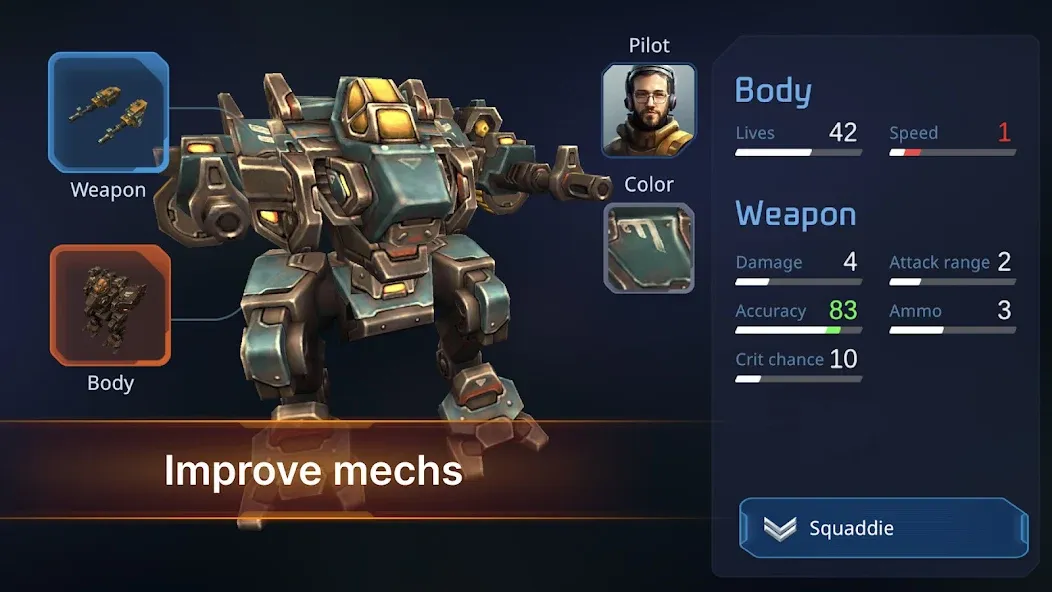 Concern: Mech Armored Front (Консерн) [МОД: Много монет, Открытые уровни и Мега MOD] Screenshot 3
