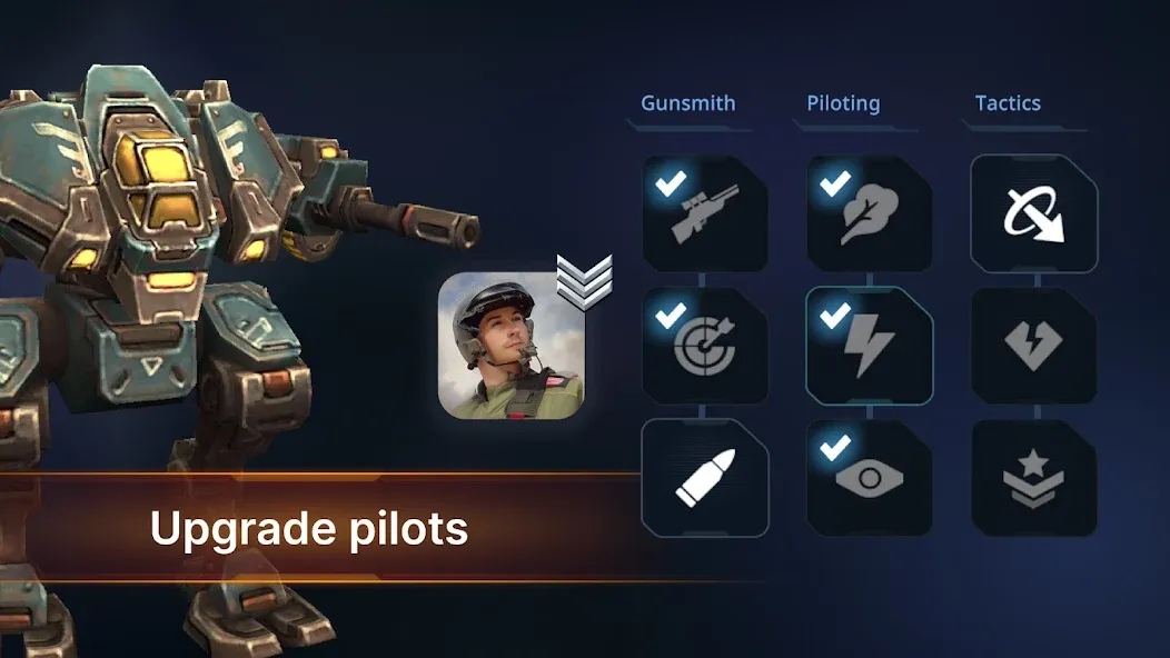 Concern: Mech Armored Front (Консерн) [МОД: Много монет, Открытые уровни и Мега MOD] Screenshot 5