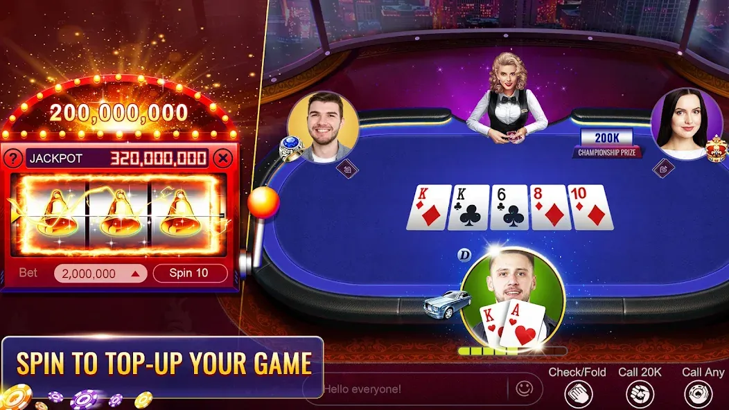 RallyAces Poker (РаллиЭйс Покер) [МОД: Все открыто, Дополнительные деньги и Меню MOD] Screenshot 3