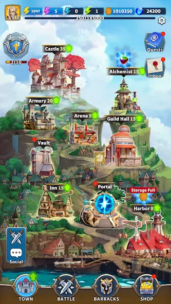 Friends & Dragons — Puzzle RPG [MOD: Все открыто] - Скриншот 3